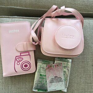 Fuji Instax Mini 7 + Set[Camera, Film Stickers, Album, 2 packages of films]